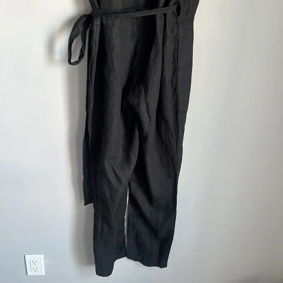 NEW Madewell X Reistor Cropped Wrap linen Jumpsuit - Picture 10 of 12